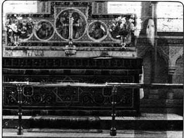 The Newby Church photograph, taken in 1963 by Reverend K. F. Lord. The figure was not seen at the time of shooting.